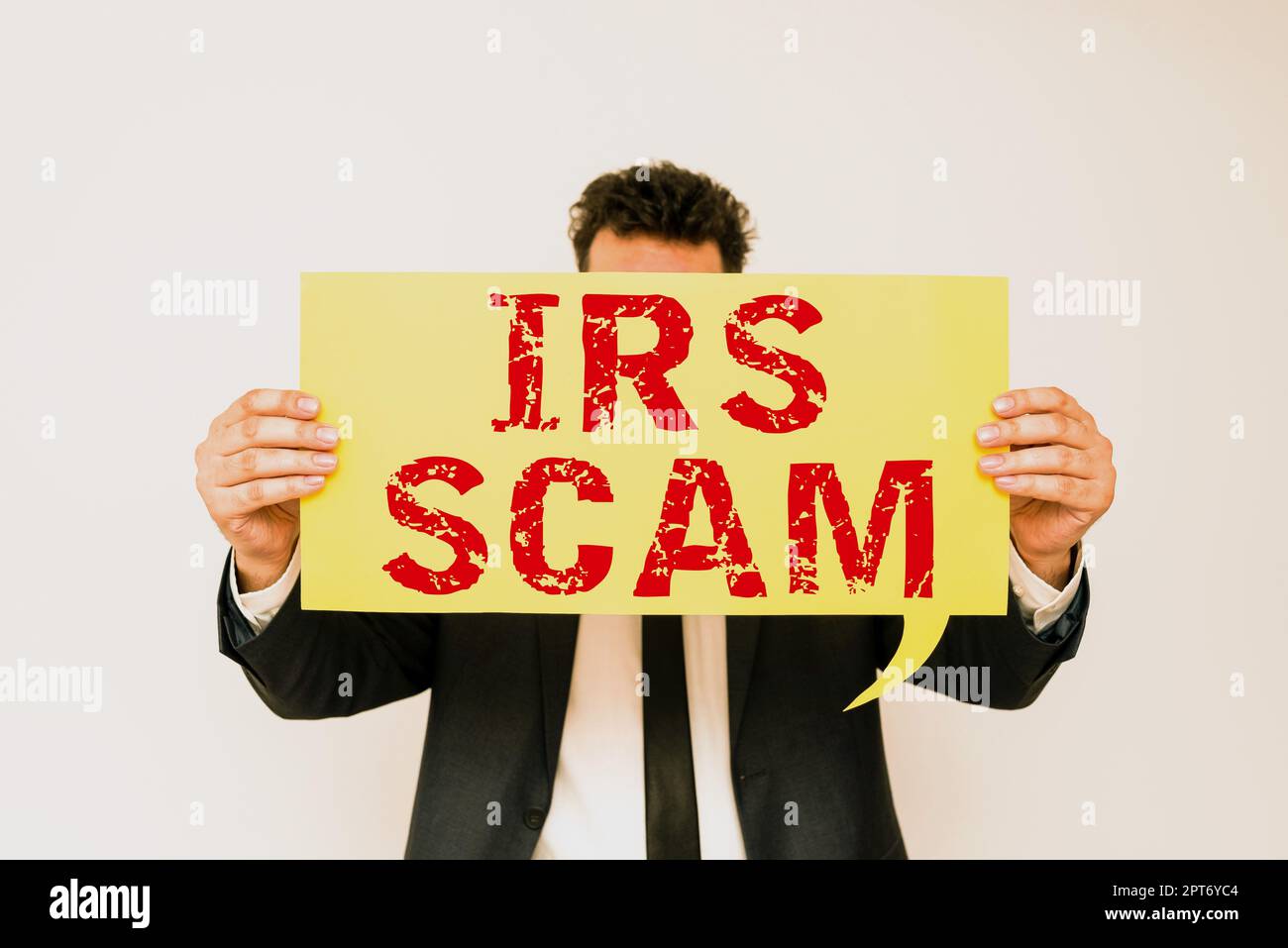 Writing displaying text Irs Scam, Concept meaning targeted