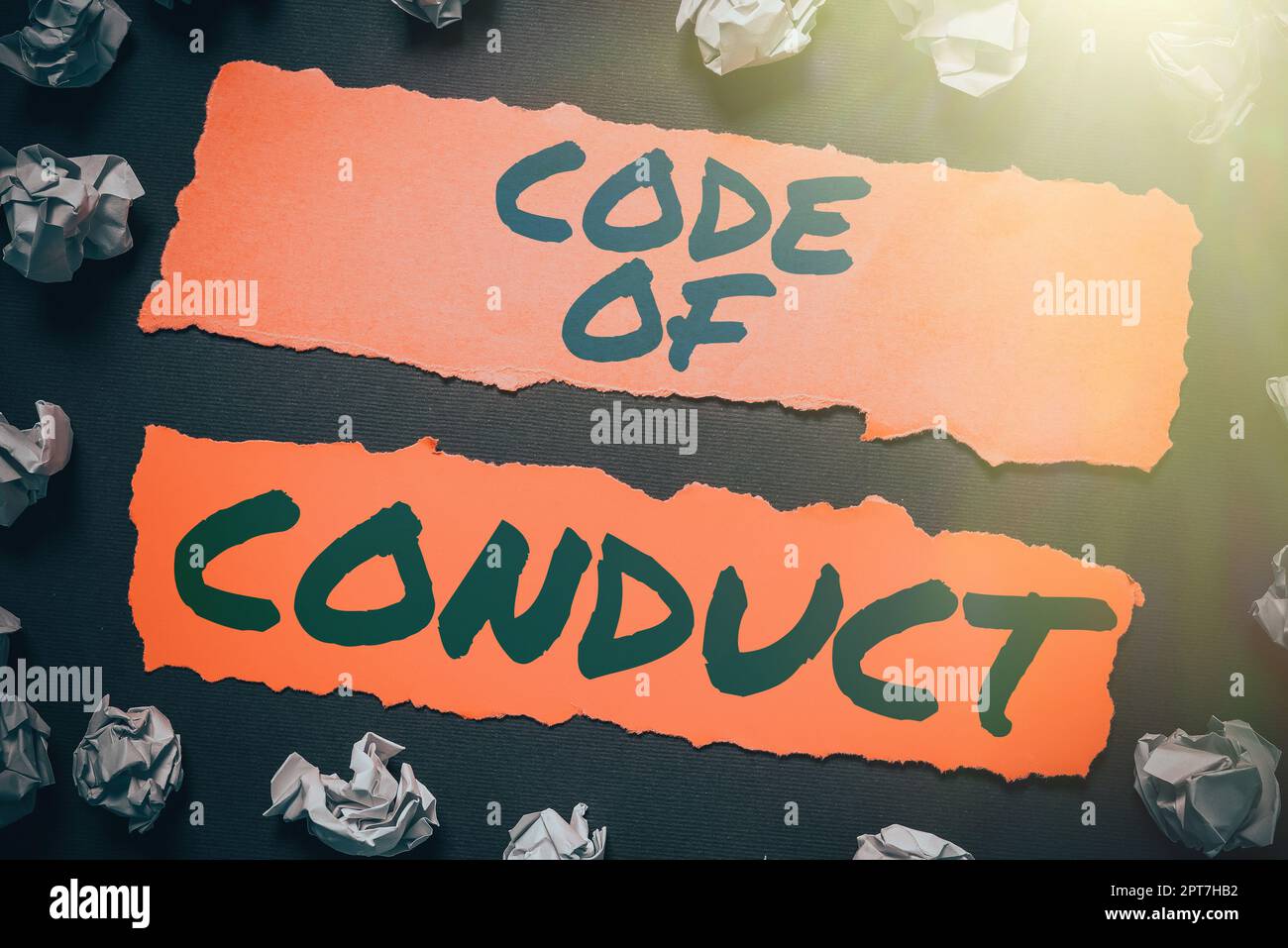Code Morals Uk Conceptual caption Lead By Example, Business concept Ethics rules moral ...