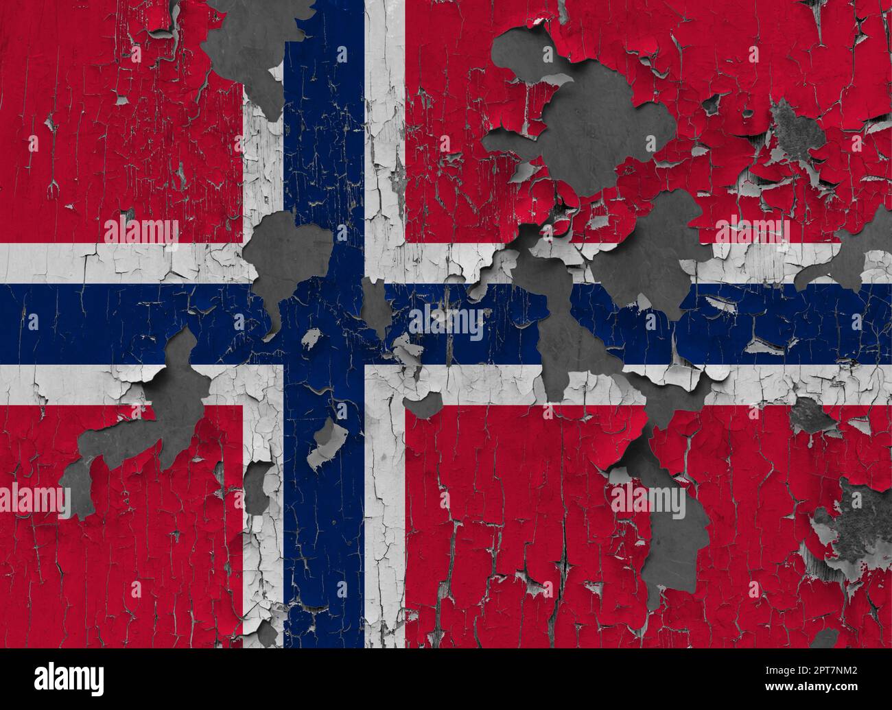 3D Flag of Norway on an old stone wall background Stock Photo - Alamy