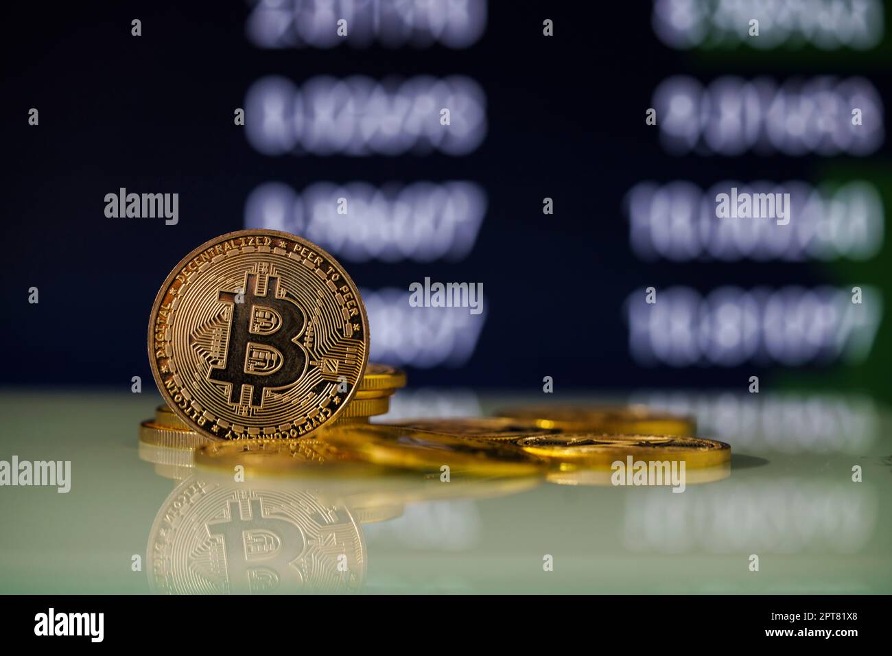 Cryptocurrency bitcoin numbers hi-res stock photography and images - Page 2  - Alamy