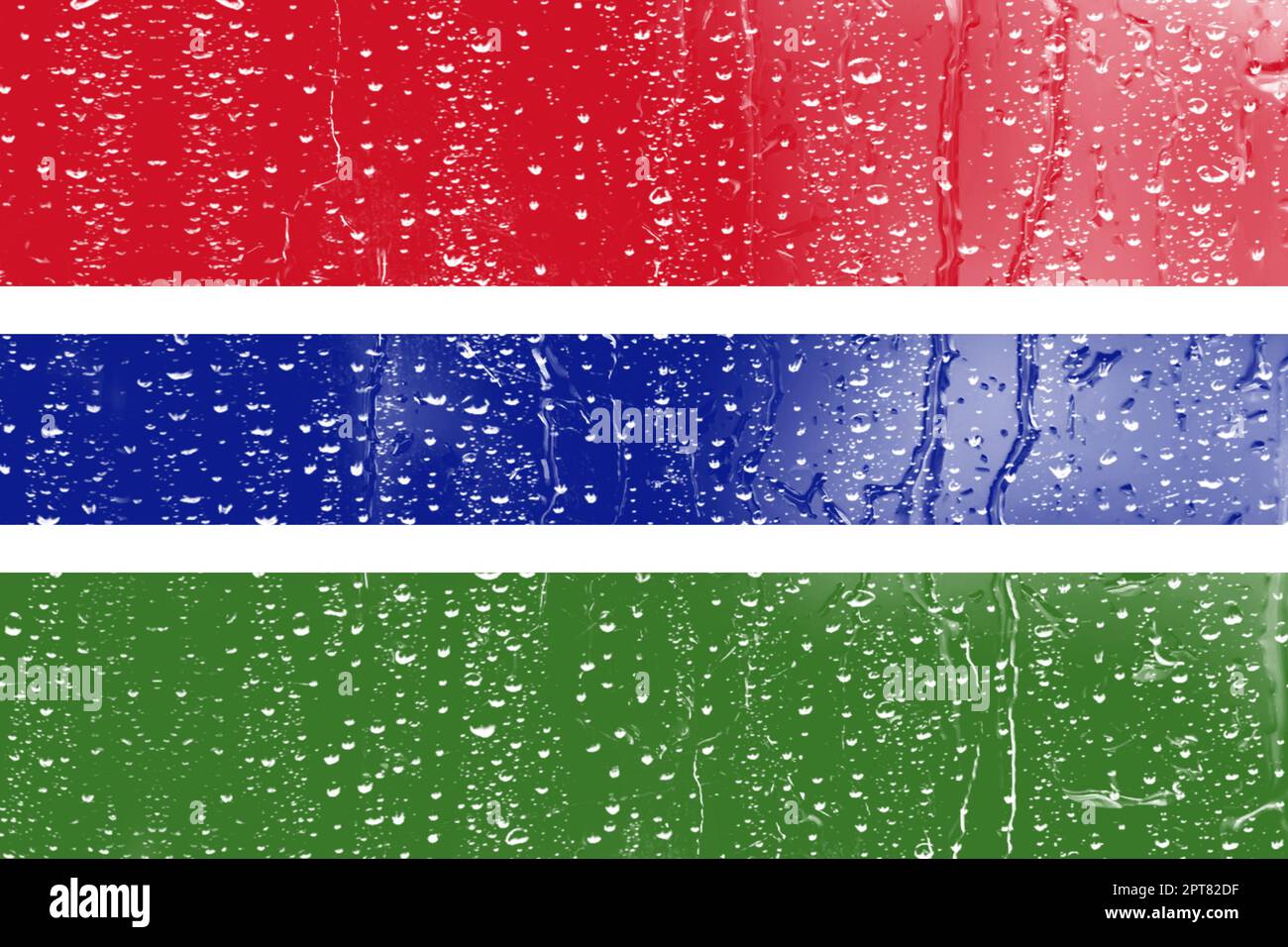 3D Flag of Gambia on a glass with water drop background Stock Photo - Alamy