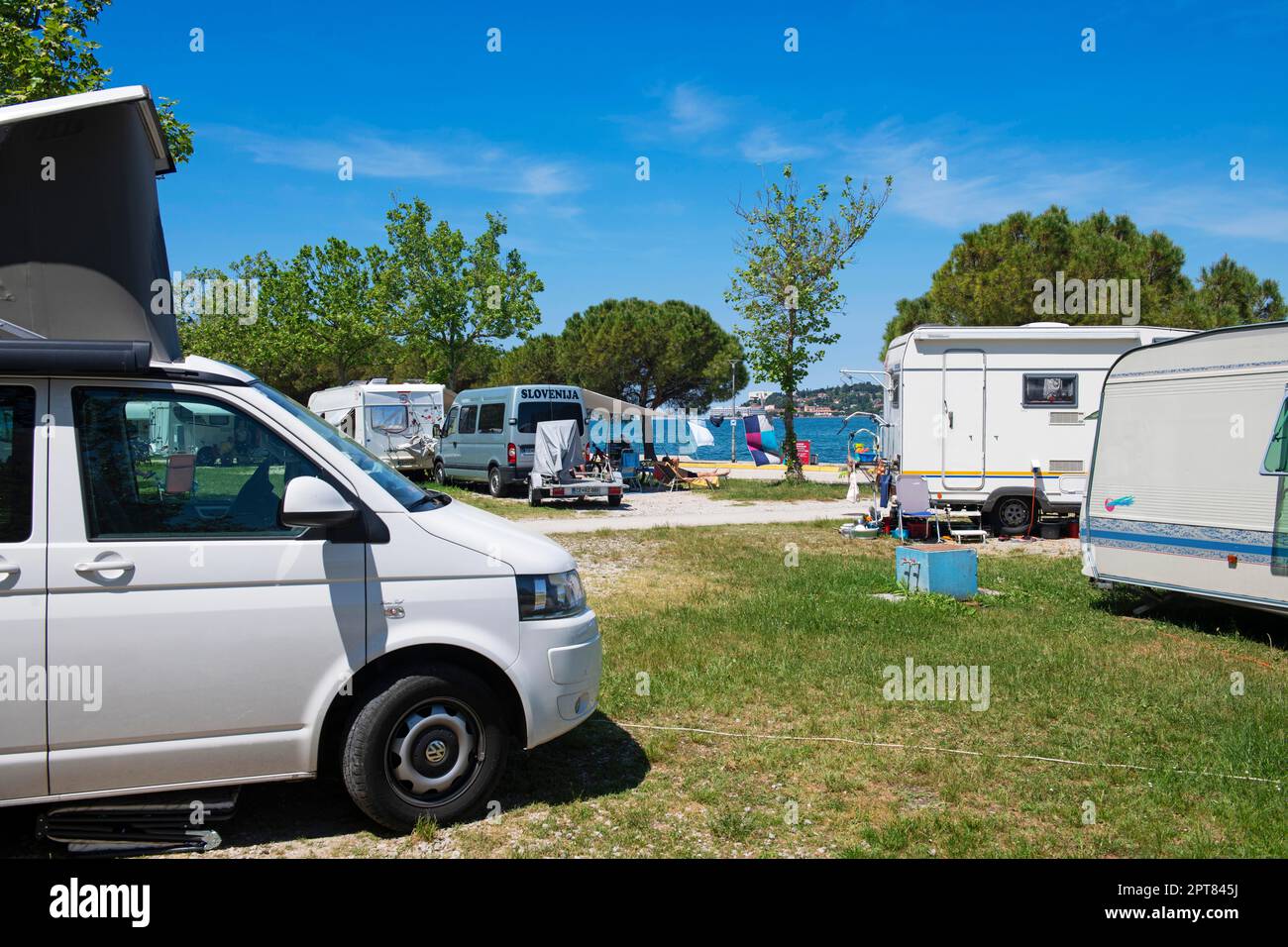 Camping Portoroz, Slovenia Stock Photo - Alamy