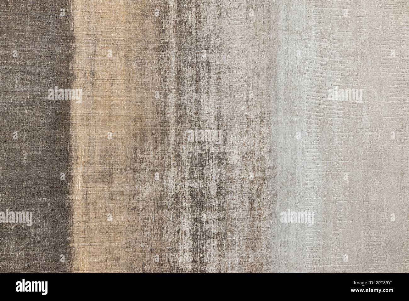 Aged textile wallcovering texture with various shades. Stock Photo