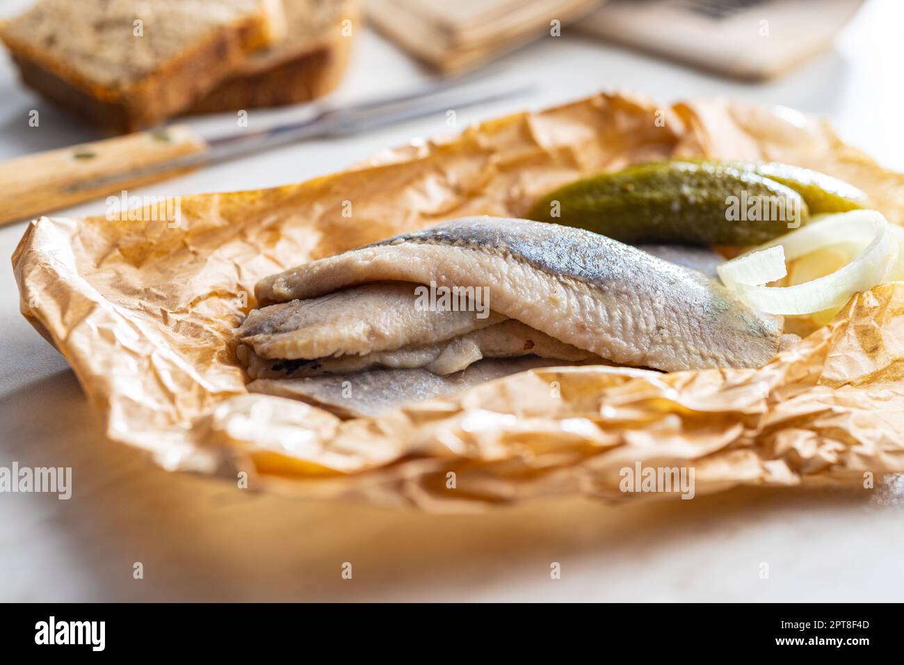 Surstromming Fermented baltic herring in an opened can a Swedish delicacy  Stockholms Lan Sweden August 2008 Stock Photo - Alamy