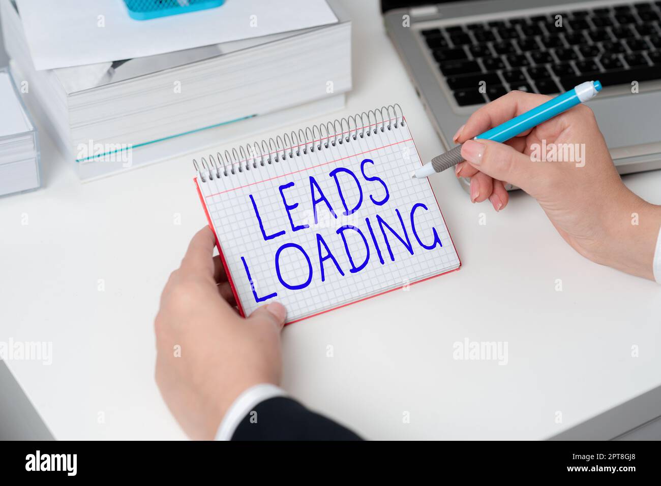 Inspiration showing sign Leads Loading, Business concept Initiating ...