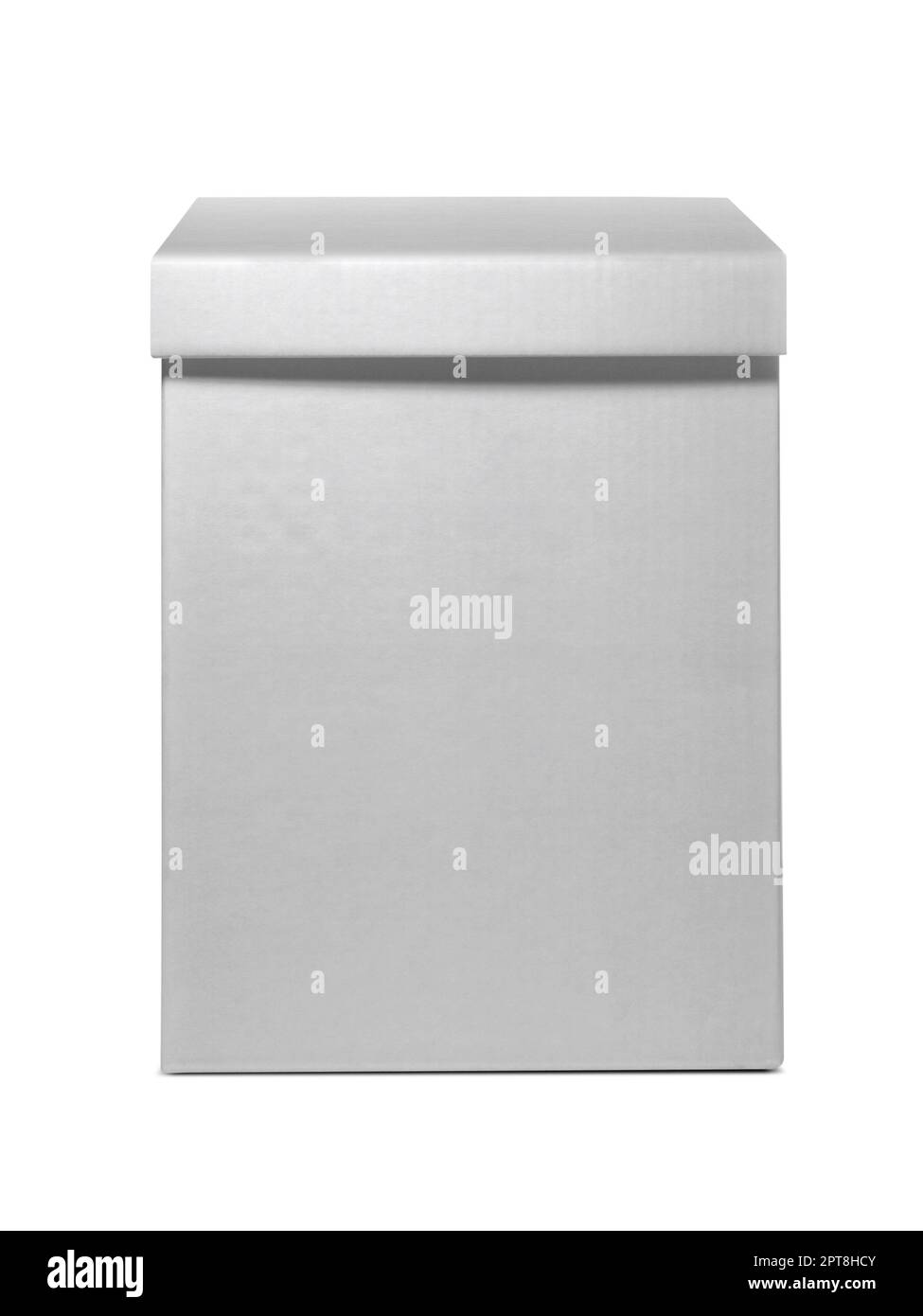 blank packaging white cardboard box isolated on white background ready ...