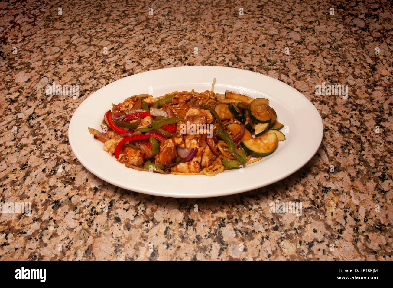 Traditional Japanese cuisine dish known as hibachi chicken Stock Photo Alamy