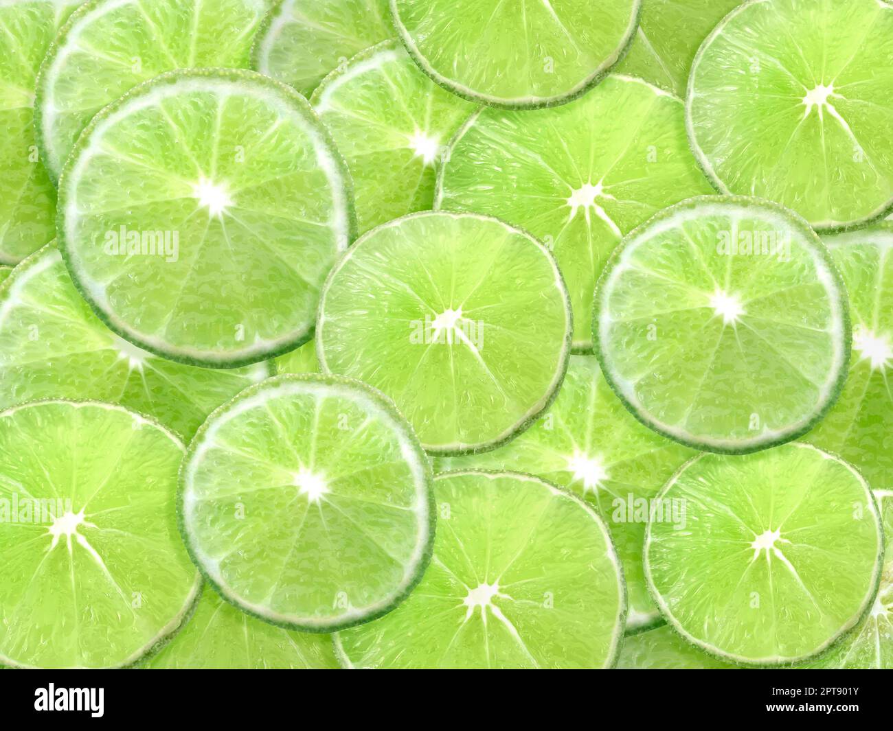 Lime slice background Stock Photo - Alamy