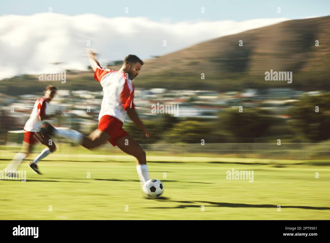 Energy, fitness and soccer training with soccer playing in power kick