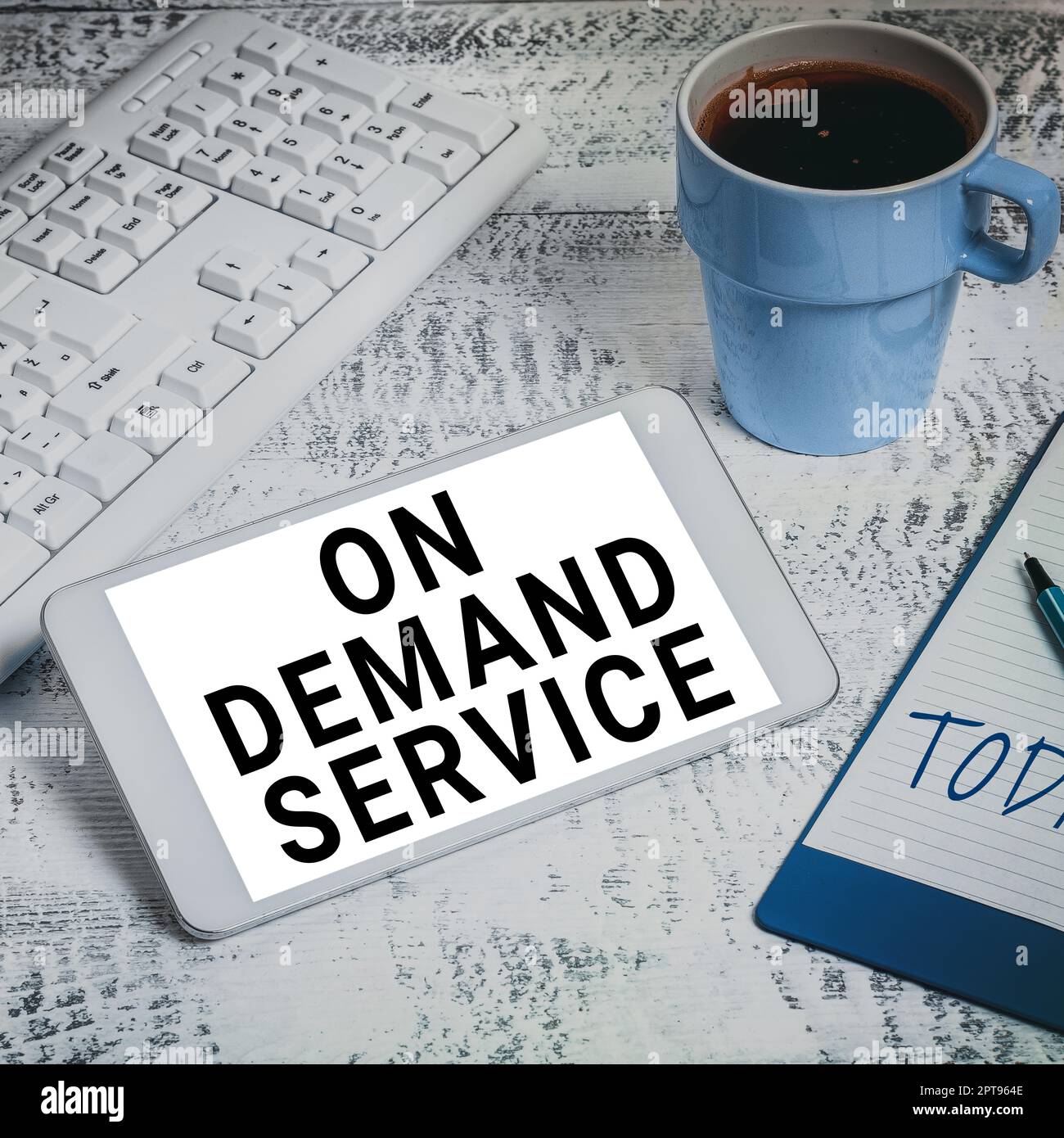 Inspiration showing sign On Demand Service, Business idea Allows ...