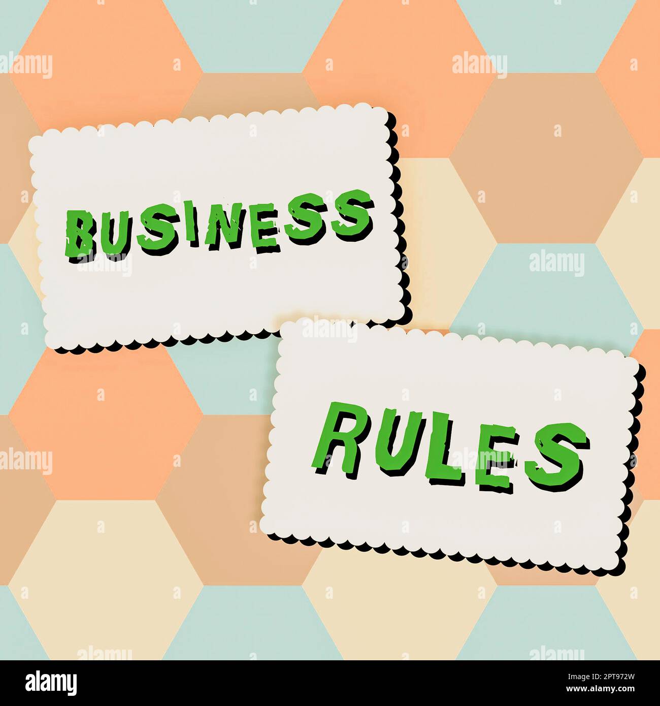 Handwriting text Business Rules, Concept meaning the principles which ...