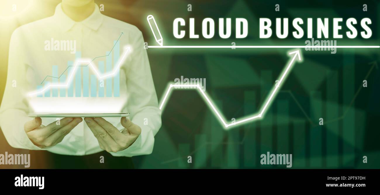 Inspiration showing sign Cloud Business, Business approach internetbased delivery of services made available to users Stock Photo