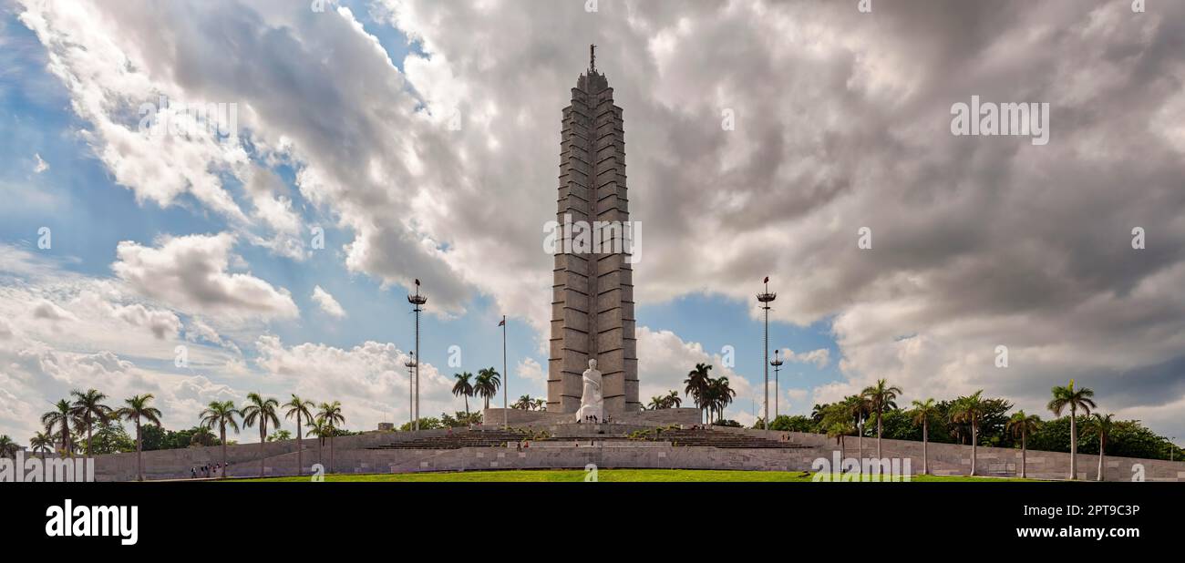 Jose Marti Monument, Revolution Square, Havana, Cuba Stock Photo