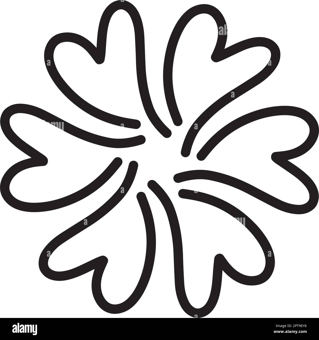 Abstract shape vector art design element modern and contemporary