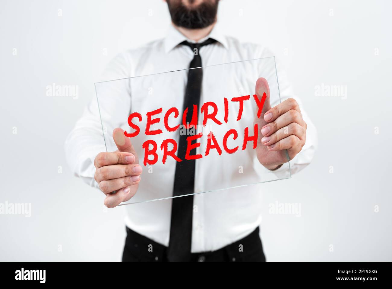 Inspiration showing sign Security Breach, Conceptual photo unauthorized ...
