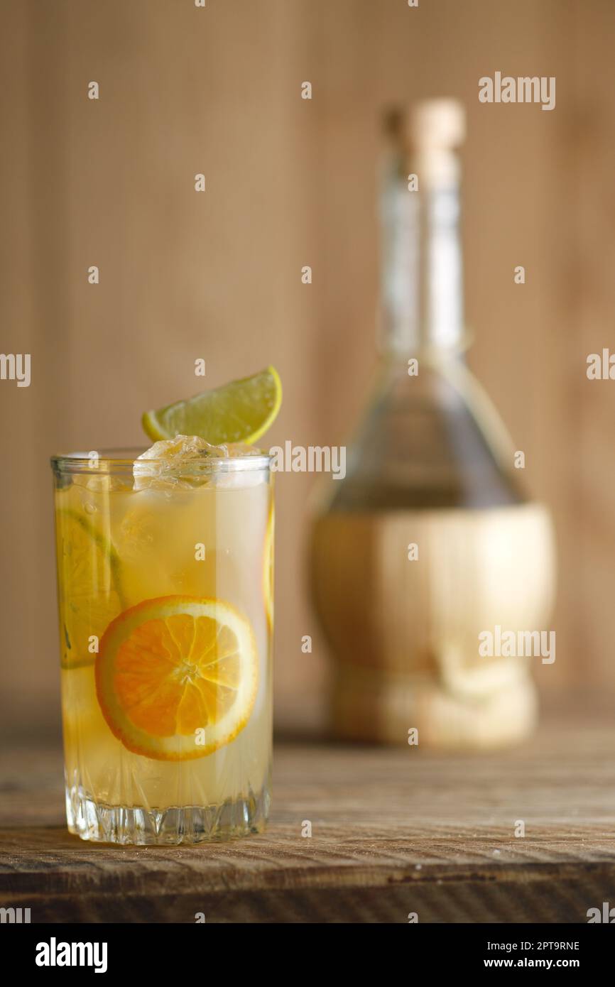 Vodka and orange juice cocktail. Shallow depth of field photo Stock Photo Alamy