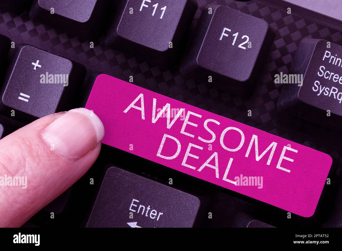 Sign displaying Awesome Deal, Business showcase impressive agreement ...