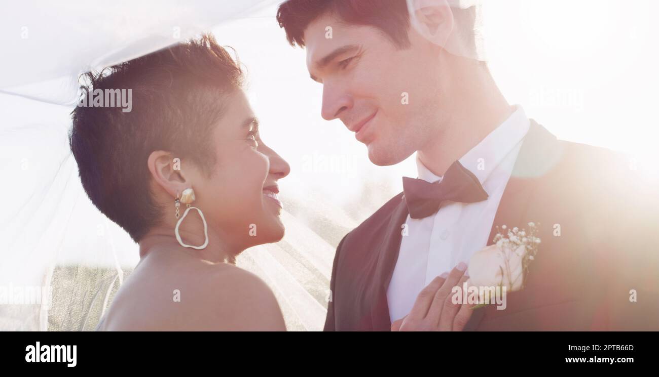 I knew you were specially made for me. an affectionate young newlywed