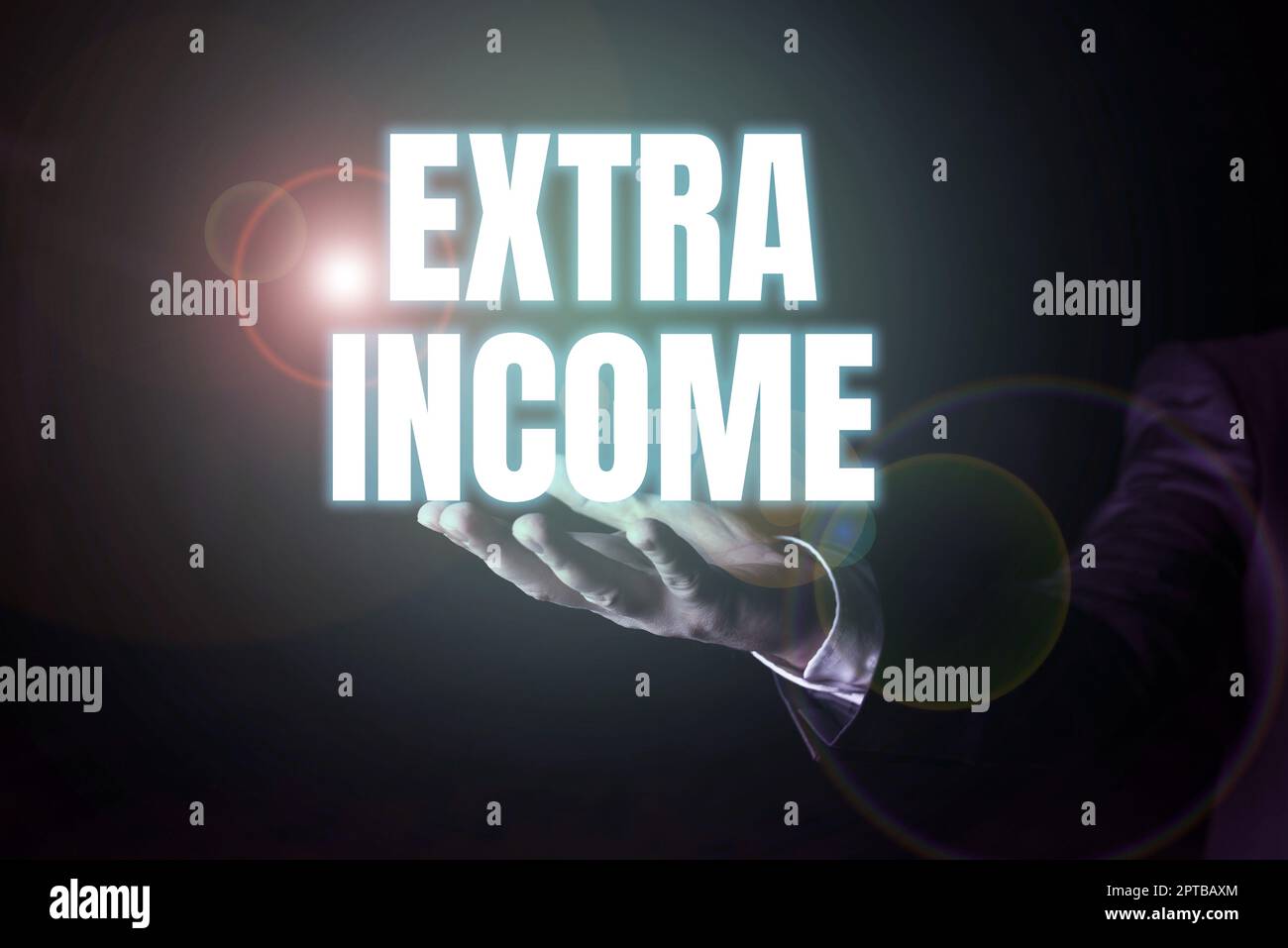 Earn Income Sign Inspiration showing sign Extra Income, Conceptual photo Additional fund ...