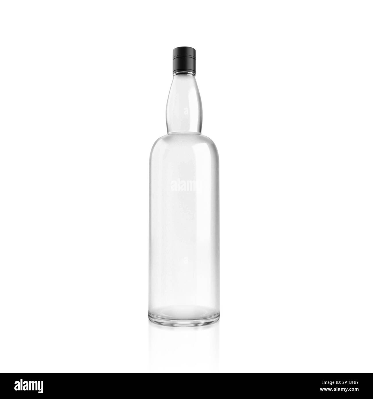Blank Liquor bottle. Drink Product mockup. 3d render Stock Photo Alamy