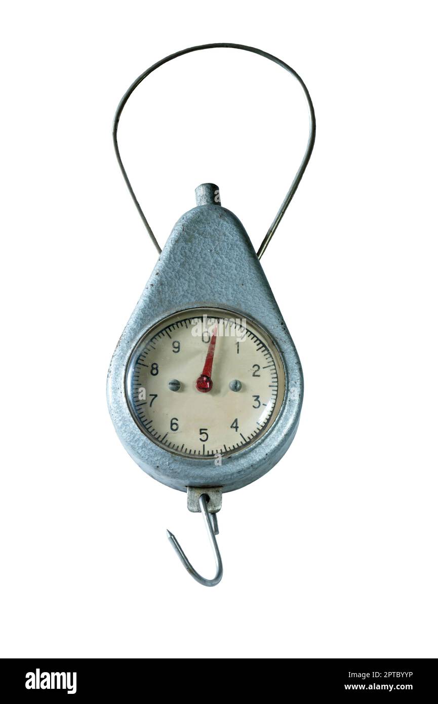A device for weighing objects. Hand tool for weighing at home Stock Photo Alamy