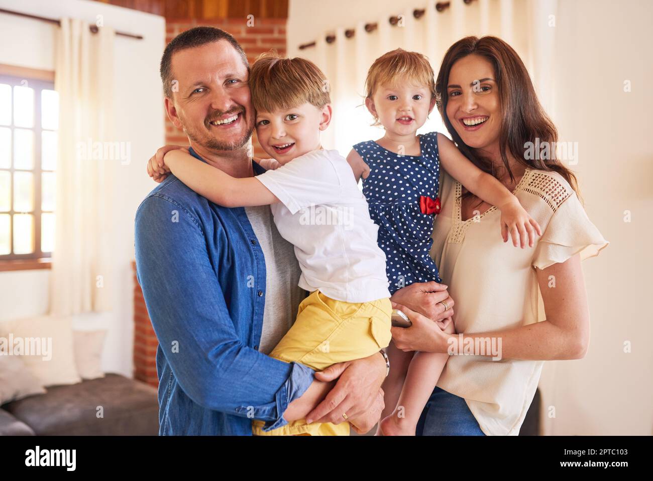 Family, the best team you could ever have. Portrait of a happy young