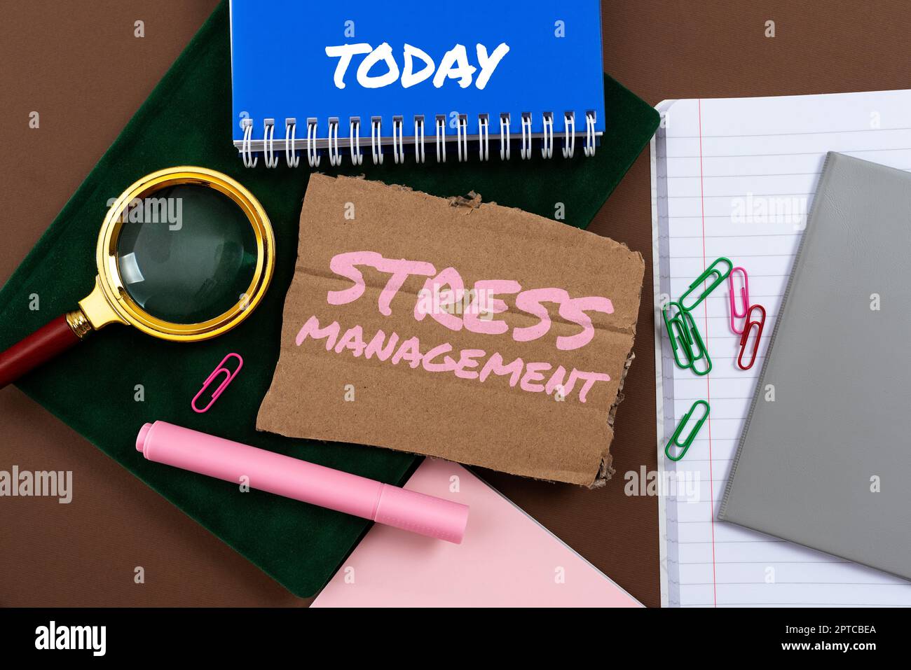 Inspiration showing sign Stress Management, Business concept failure is a part of your road or progress to success Thinking New Writing Concepts, Brea Stock Photo