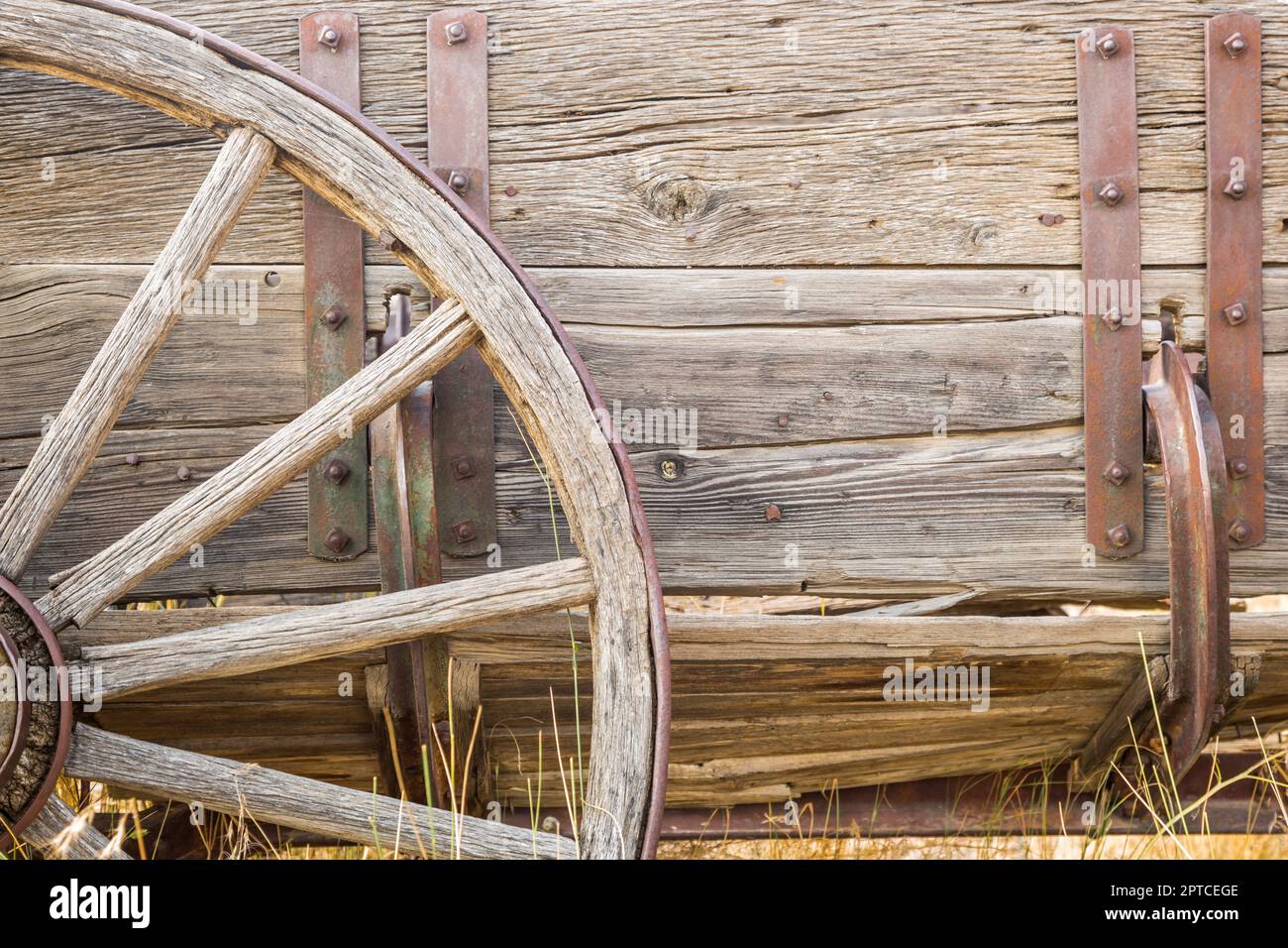 Abstract of Vintage Antique Wood Wagon Parts Stock Photo - Alamy