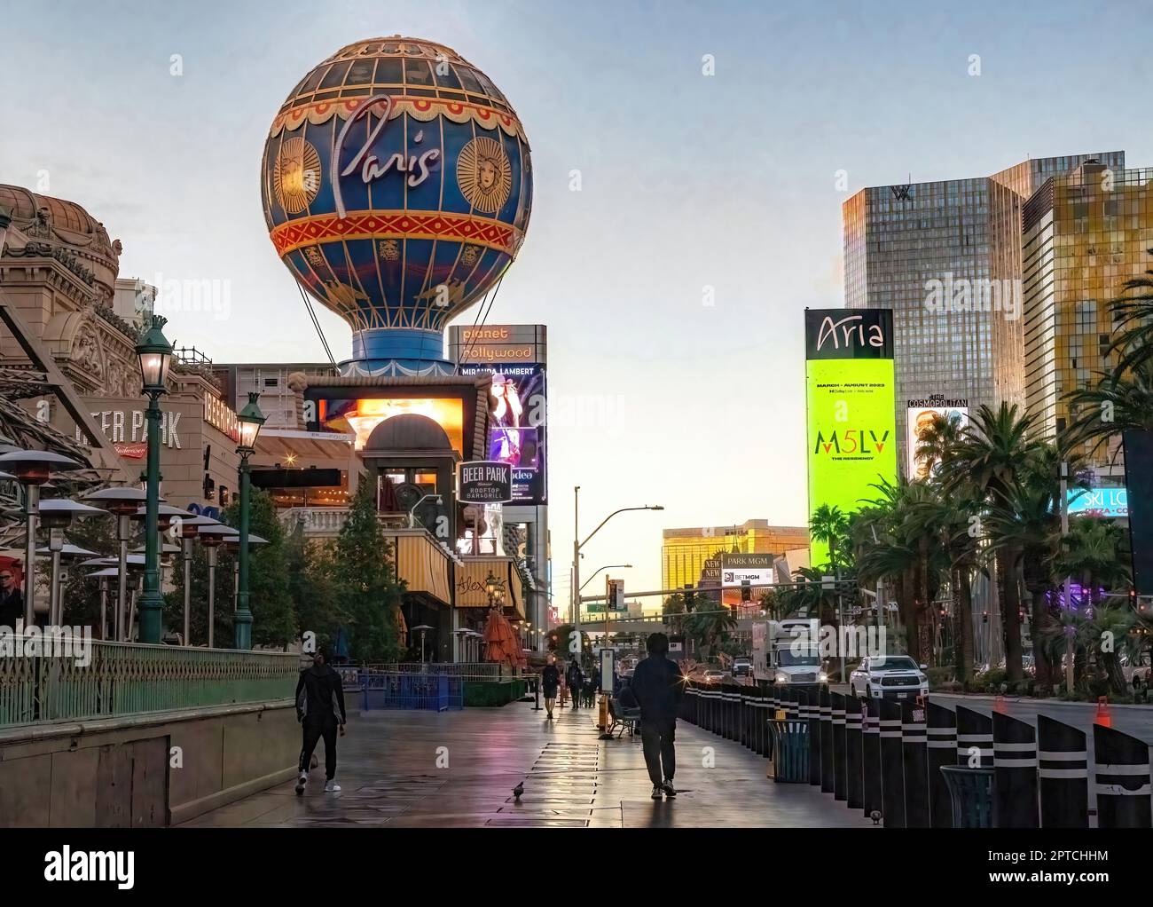 Las Vegas Strip, Riviera Hotel Stock Photo - Alamy