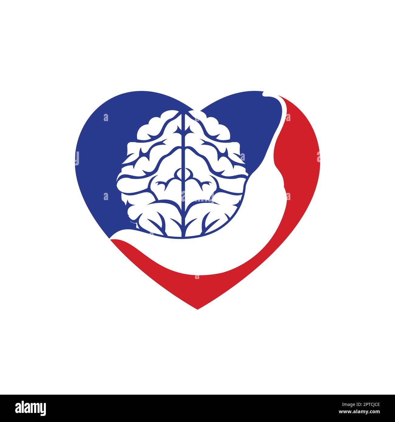 Chili brain vector logo design template. Spicy intelligence logo design concept. Stock Vector