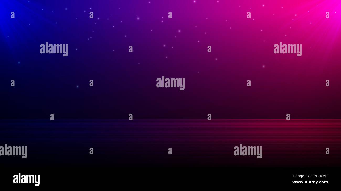 Stage neon glow glitter Stock Vector