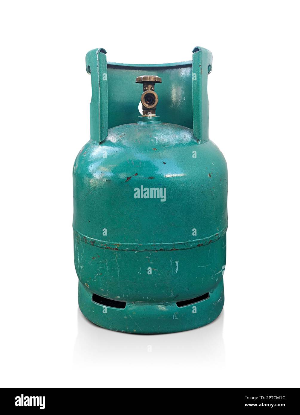 Old gas tanks isolated on white background Stock Photo Alamy