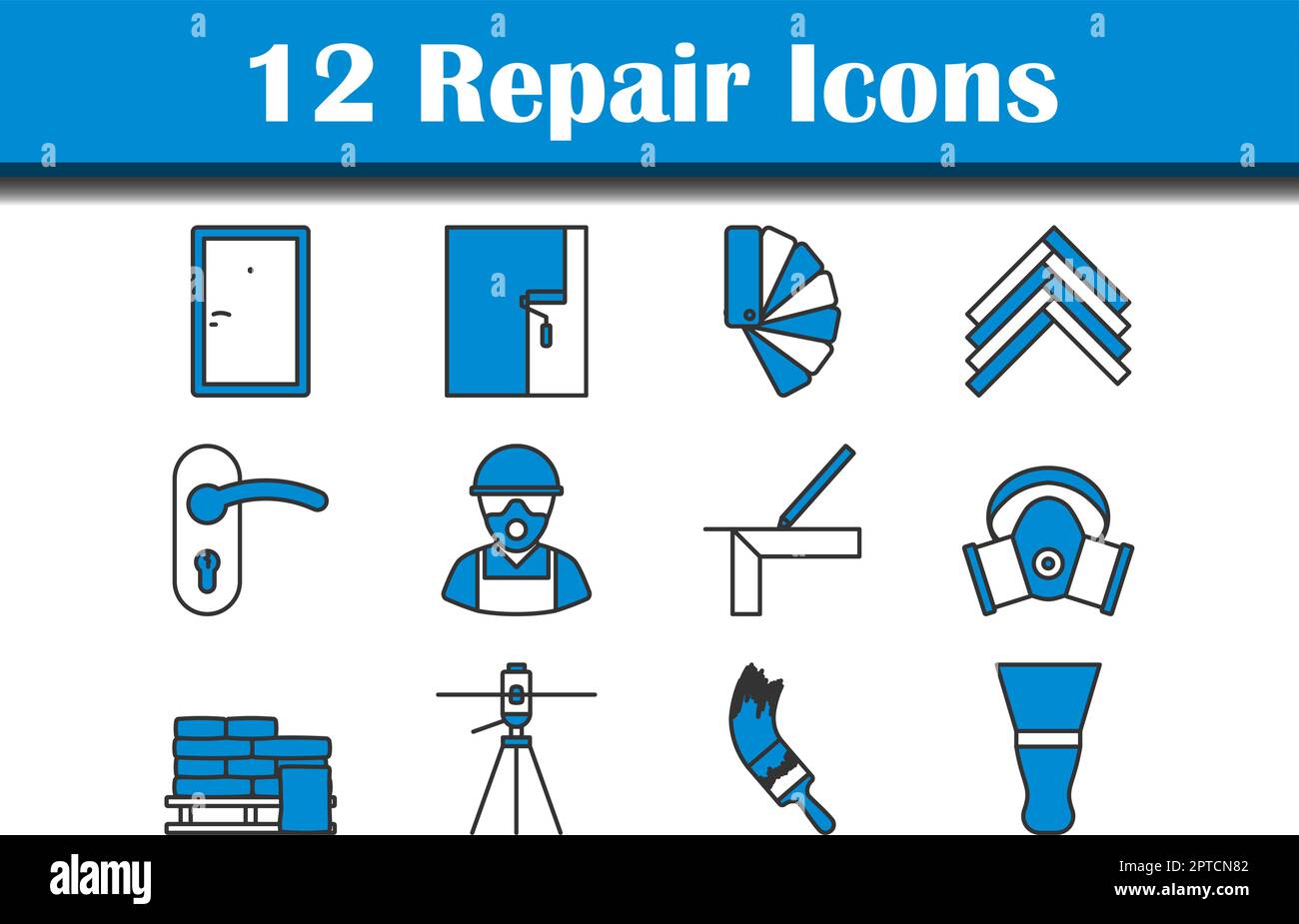 Repair Icon Set Stock Vector Image & Art - Alamy