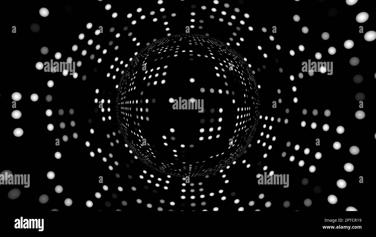 White dots. Computer generated 3d render Stock Photo - Alamy