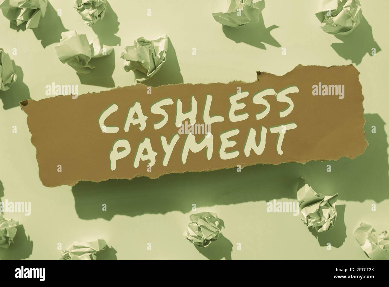 Cashless Lettering Text caption presenting Cashless Payment, Concept meaning Yearly ...