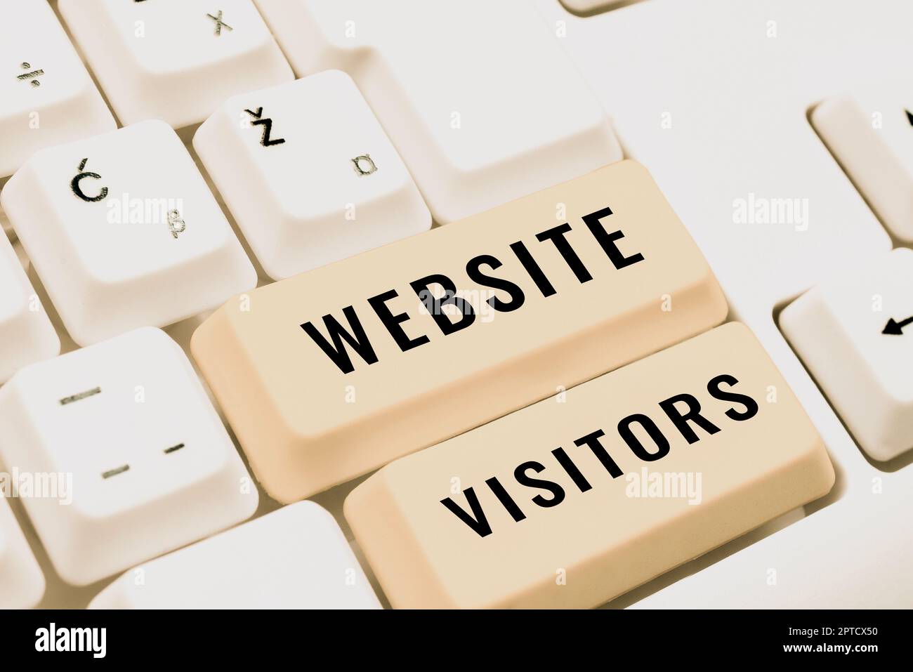 Text caption presenting Website Visitors, Internet Concept reason why  regularly records their thoughts or experiences Businessman Using Virtual  Realit Stock Photo - Alamy