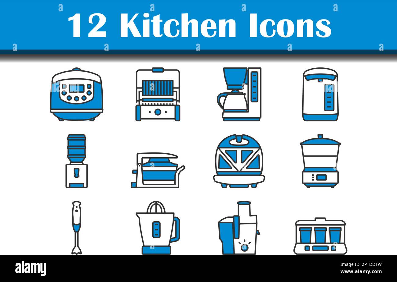 Double boiler vector icon. Kitchen appliance. Graph symbol for