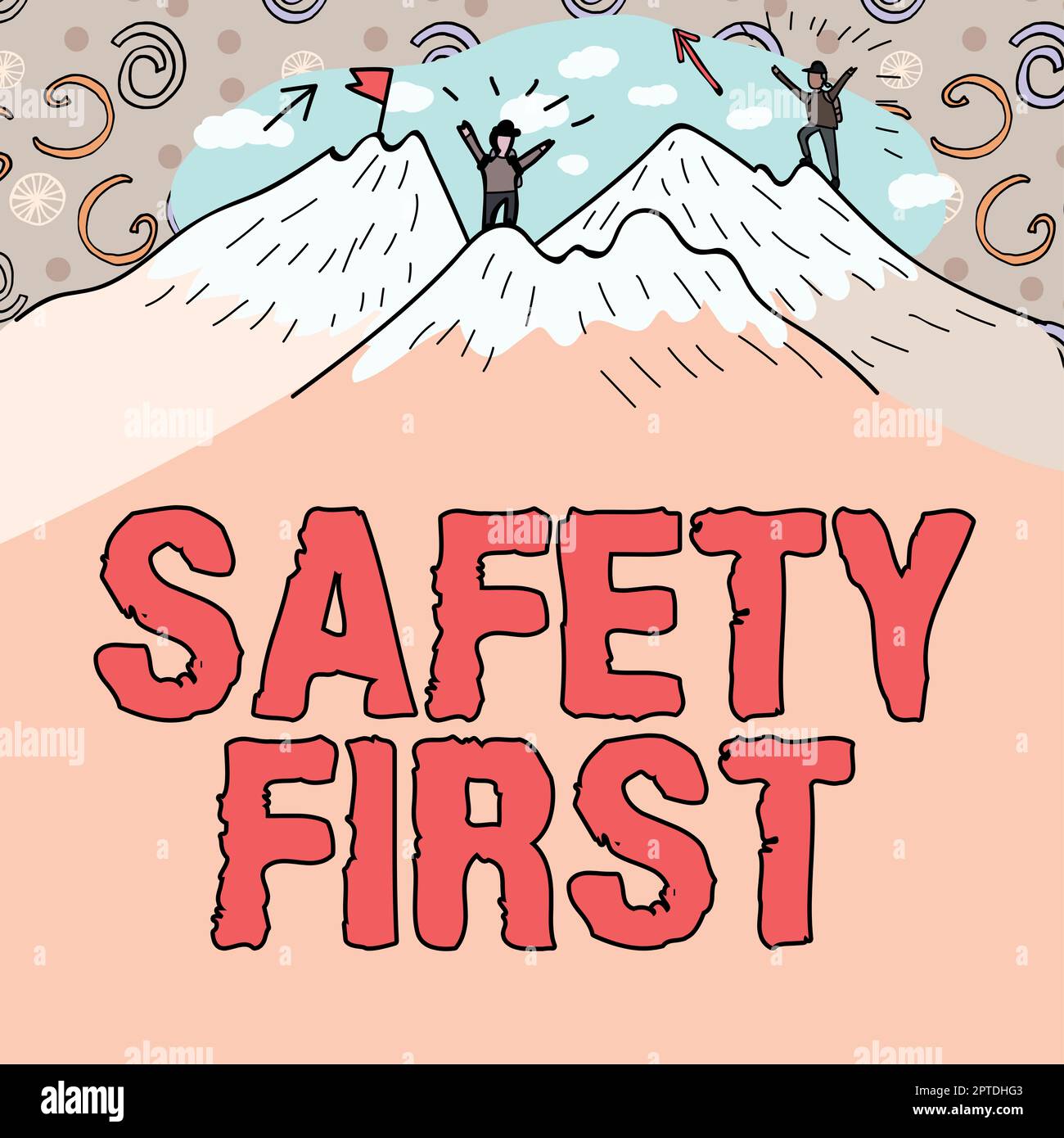 Unnesecary Risks Inspiration showing sign Safety First, Internet Concept Avoid any ...