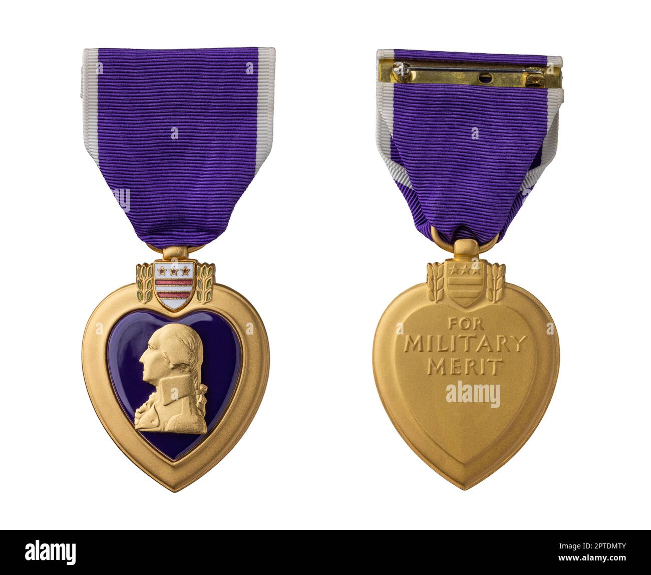 Purple heart military medal Cut Out Stock Images & Pictures Alamy