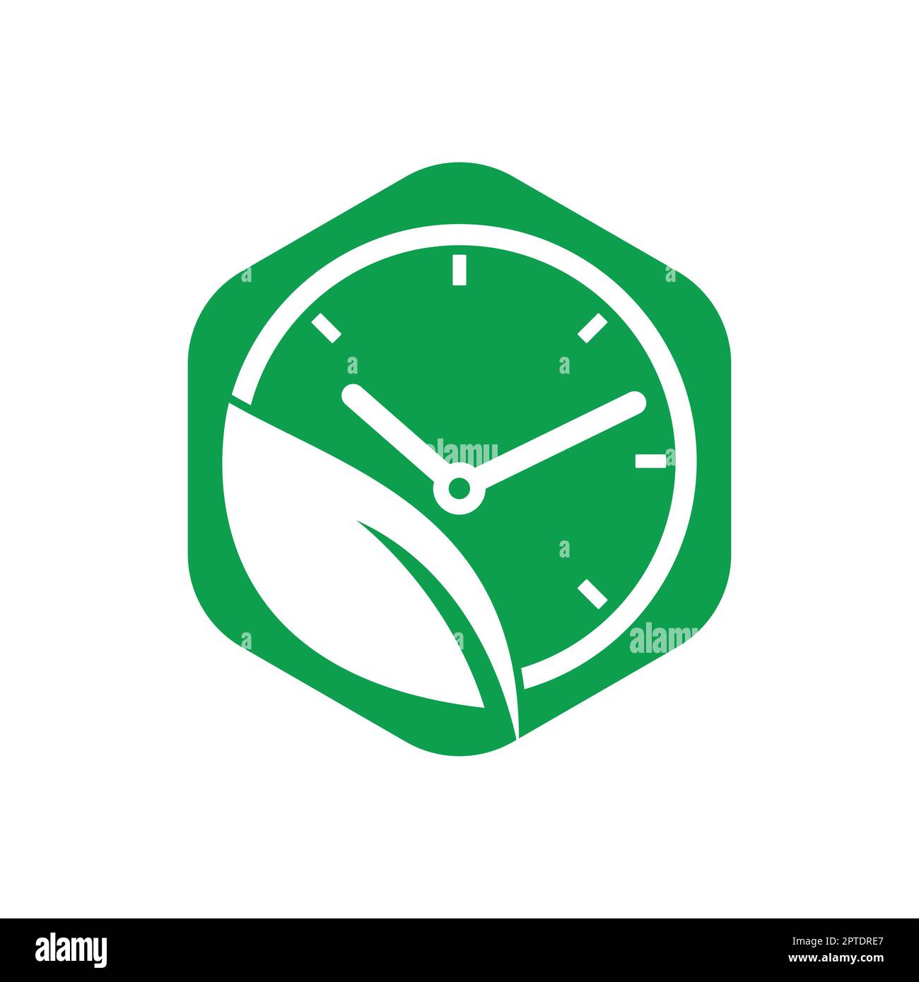 Nature time vector logo design template. Energy time and diet time logo