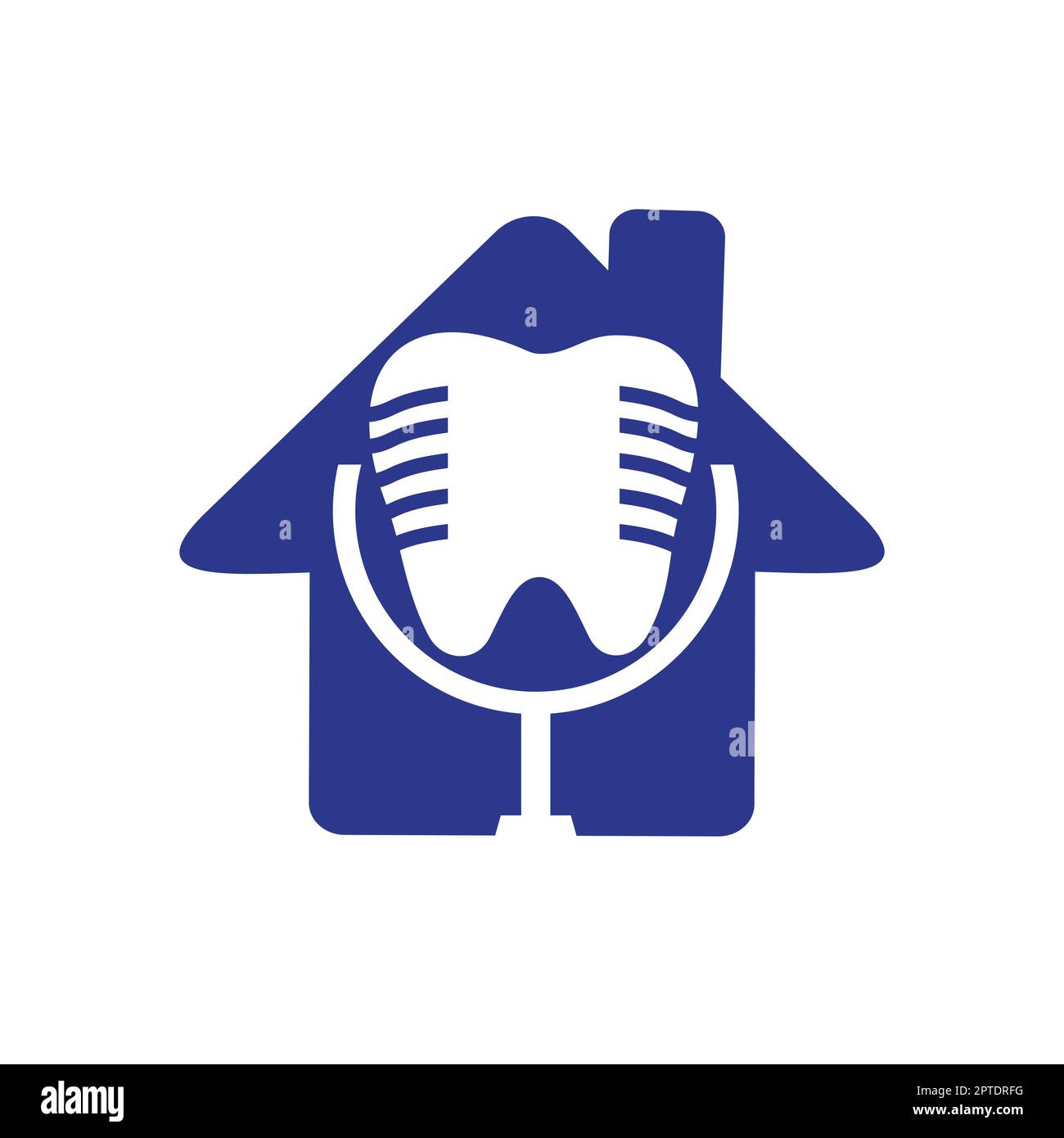 Dental podcast vector logo design template. Stock Vector