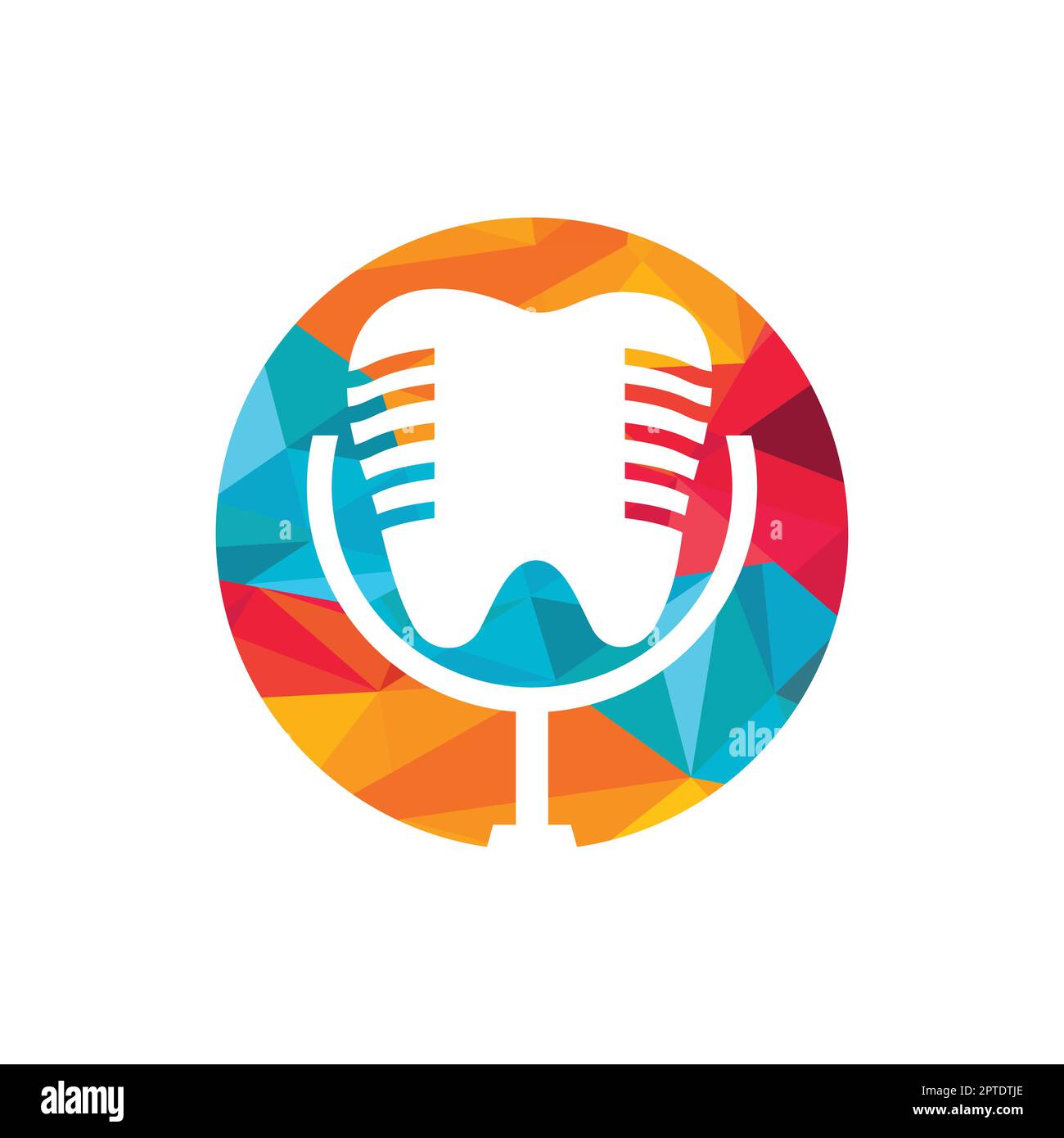 Dental podcast vector logo design template Stock Vector Image & Art Alamy