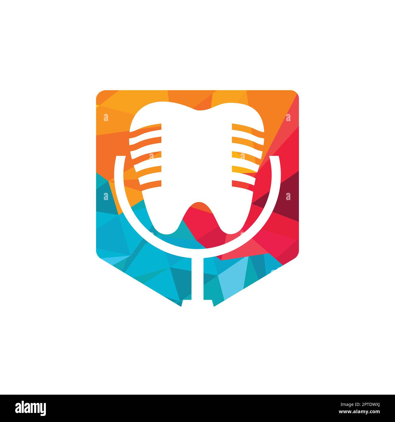 Dental podcast vector logo design template Stock Vector Image & Art Alamy