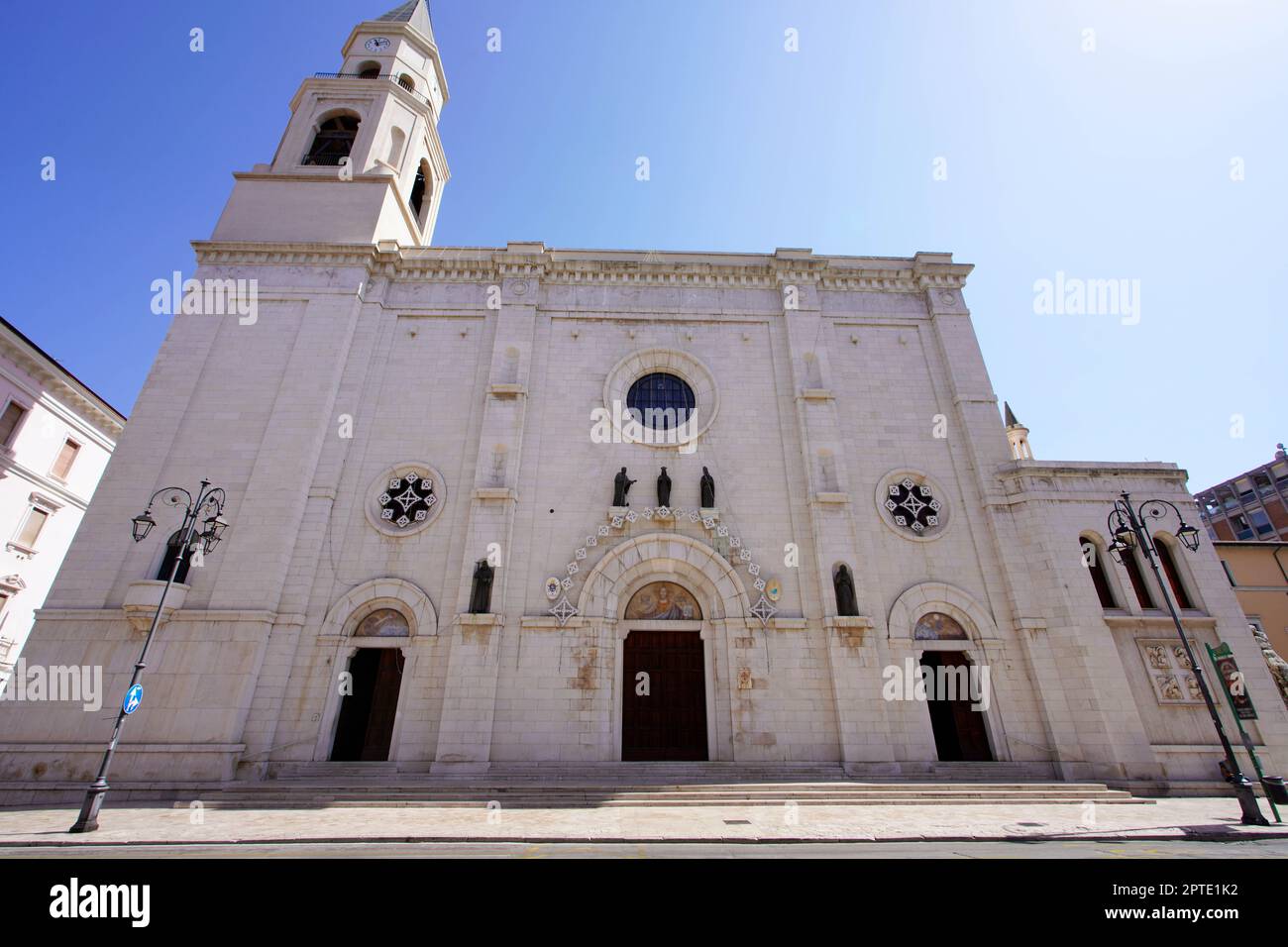 Pescara Saint Cetteus Cathedral, Abruzzo, Italy Stock Photo