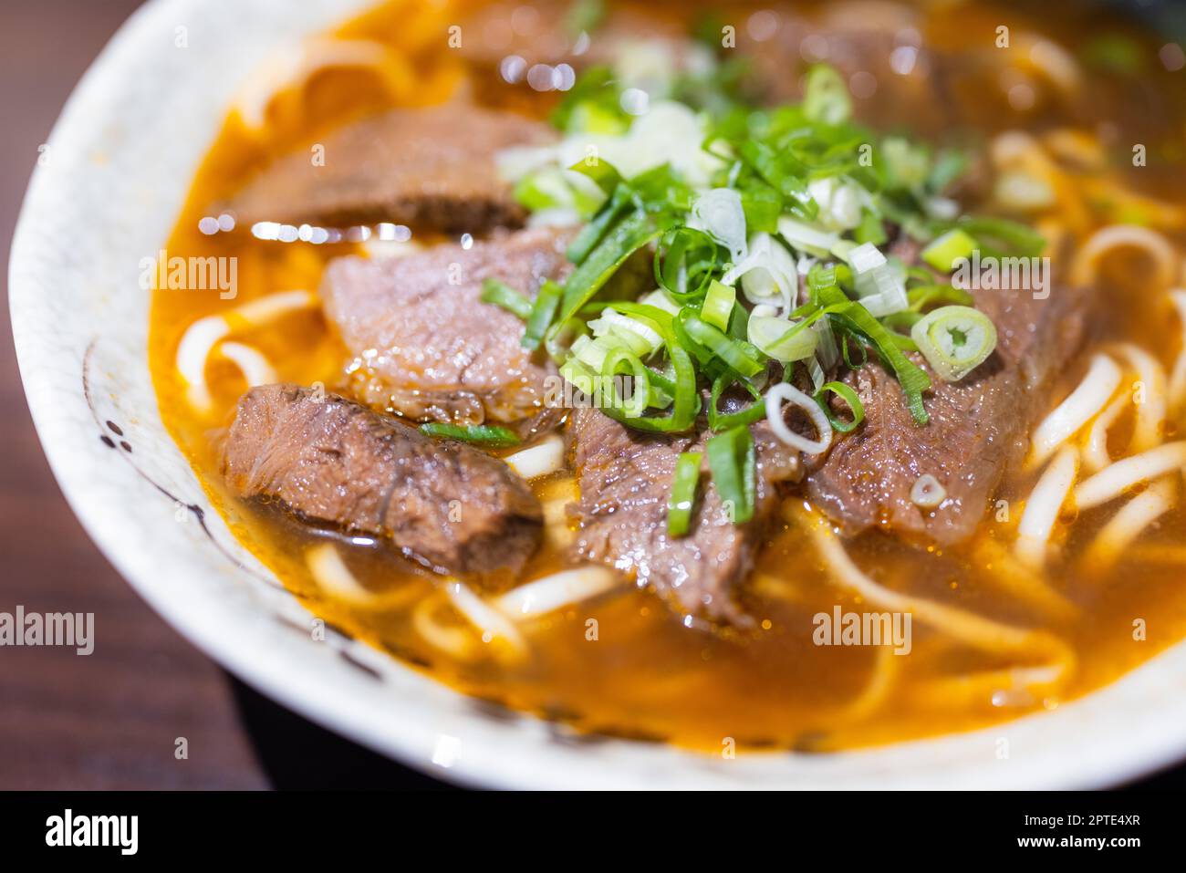 Taiwan braised beef noodle soup Stock Photo Alamy