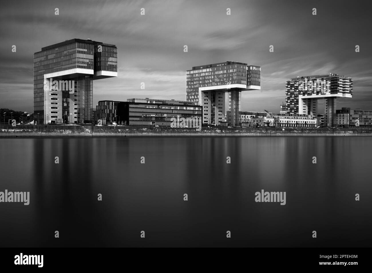 Crane houses in Cologne, Germany Stock Photo Alamy