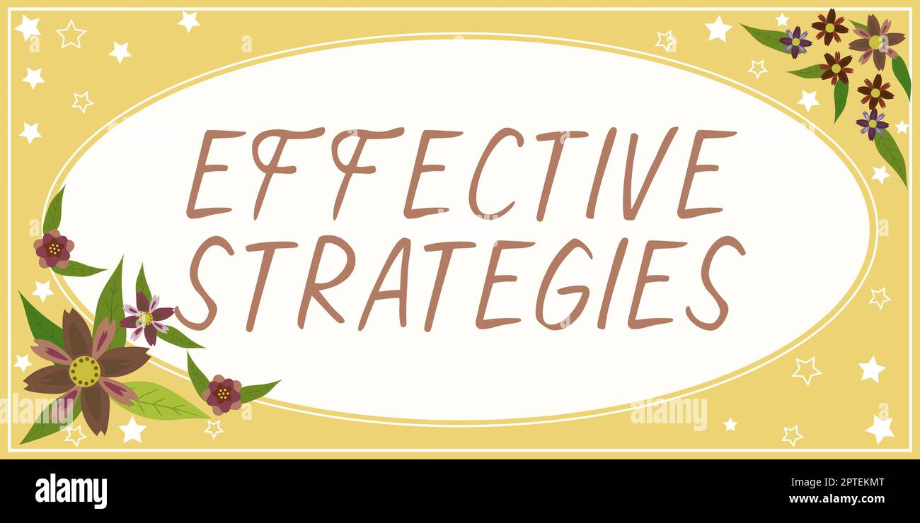 Effective Text Writing displaying text Effective Strategies, Business overview Sound ...