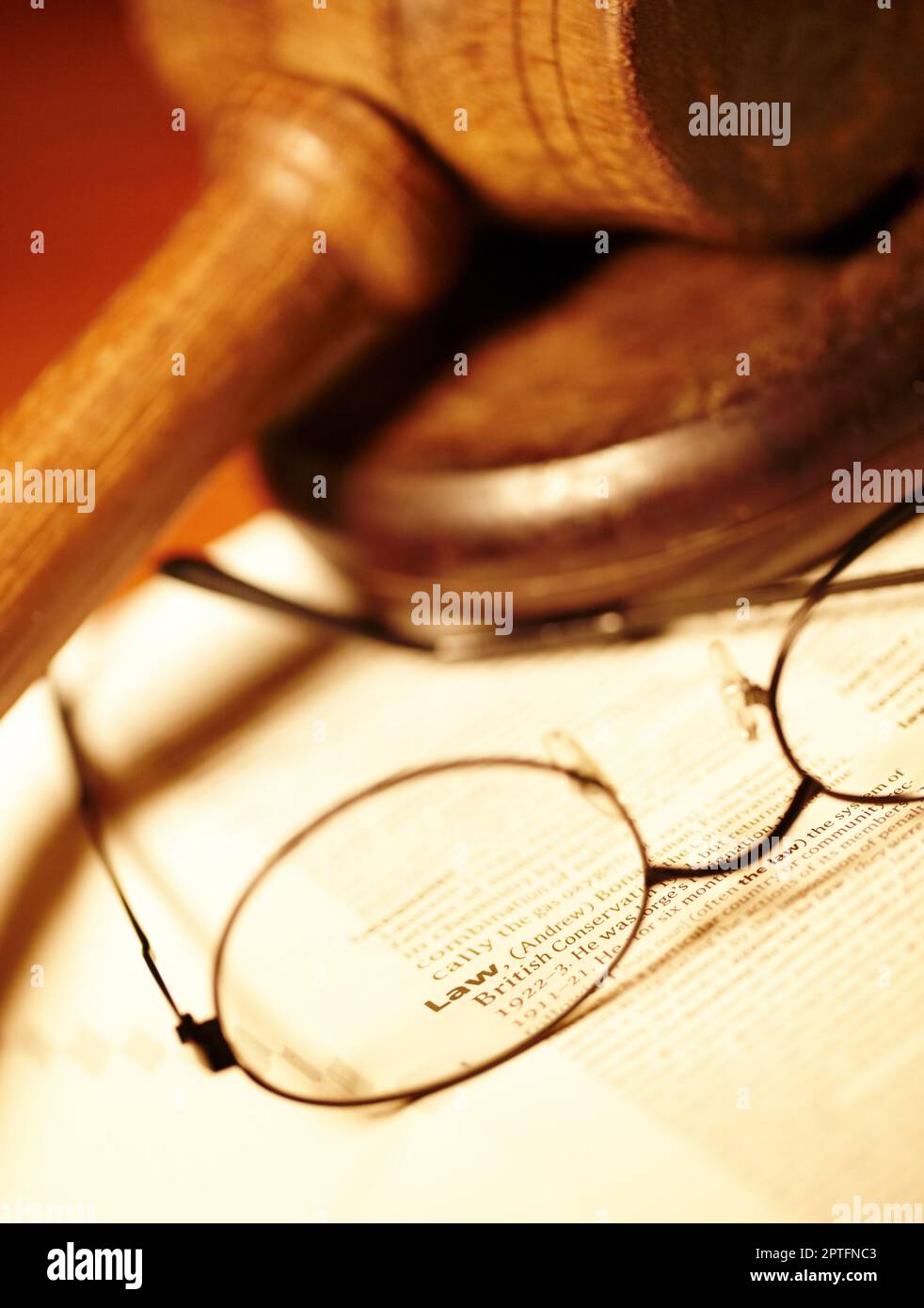 What is the law really. A close up shot of a judges table with a
