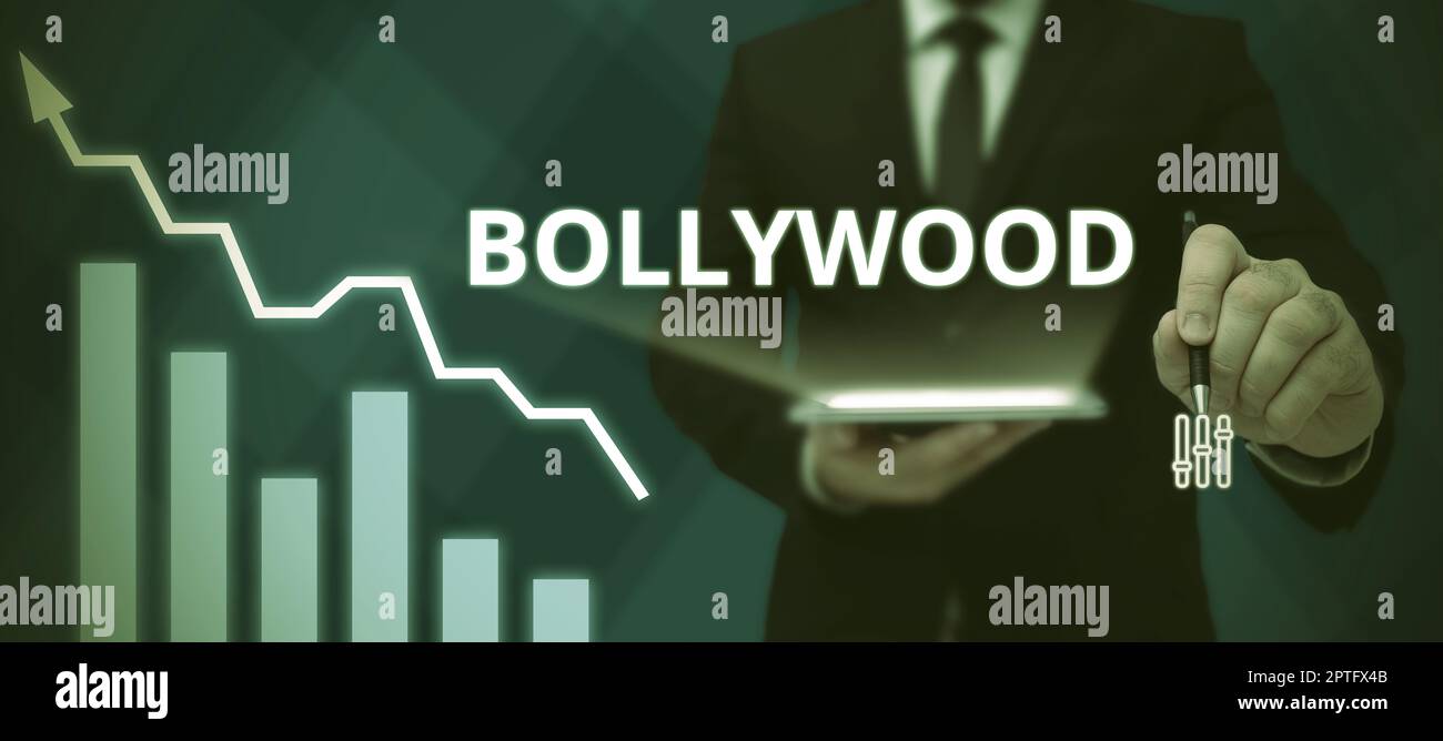 Inspiration showing sign Bollywood, Concept meaning Hollywood, refers