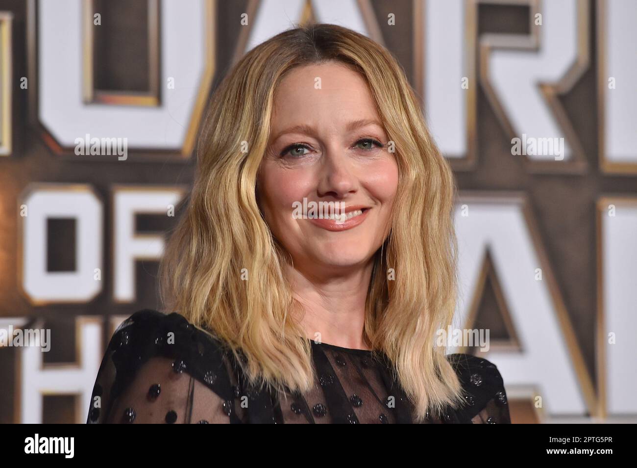 Judy Greer arrives at the world premiere of "Guardians of the Galaxy